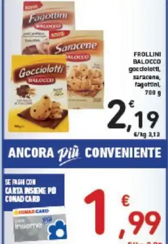 Conad FROLLINI BALOCCO 700 g offerta