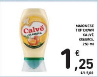 Conad MAIONESE TOP DOWN CALVE classica, 250 ml offerta