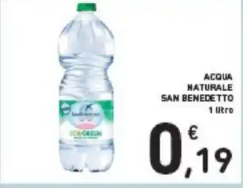 Conad ACQUA NATURALE SAN BENEDETTO 1 Litro offerta