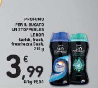 Conad PROFUMO PER IL BUCATO UN STOPPABLES LENOR 210 g offerta