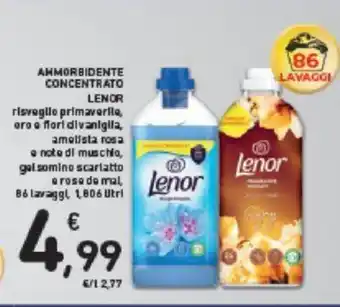 Conad AMMORBIDENTE CONCENTRATO LENOR 1,806 Litri offerta