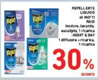 Conad REPELLENTE LIQUIDO 60 NOTTI RAID offerta