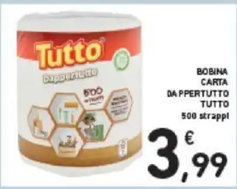 Conad BOBINA CARTA DAPPERTUTTO TUTTO 500 strappi offerta