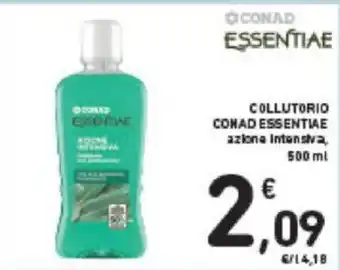 Conad COLLUTORIO CONAD ESSENTIAE azione Intensiva, 500 ml offerta