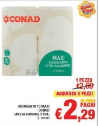 Conad Asciugatutto Maxi Conad offerta