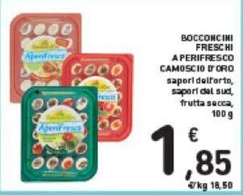 Conad BOCCONCINI FRESCHI APERIFRESCO CAMOSCIO D'ORO 100 g offerta