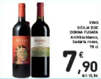 Conad VINO SICILIA DOC DONNA FUGATA Anthilla blanco 75 cl offerta