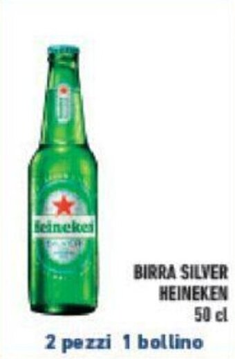 Conad BIRRA SILVER HEINEKEN 50 cl offerta