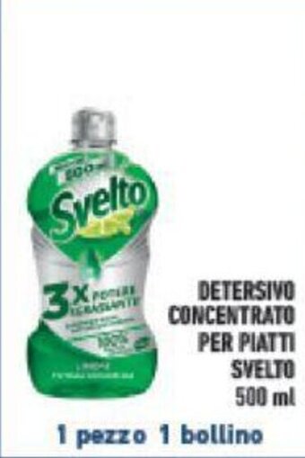 Conad DETERSIVO CONCENTRATO PER PIATTI SVELTO 500 ml offerta