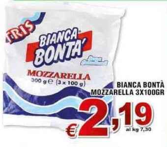 Sacoph BIANCA BONTÀ MOZZARELLA 3X100GR offerta