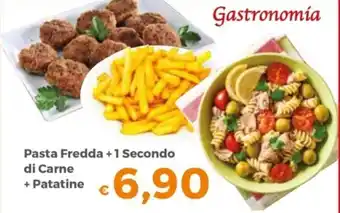 Tocal Pasta Fredda +1 Secondo di Carne + Patatine offerta