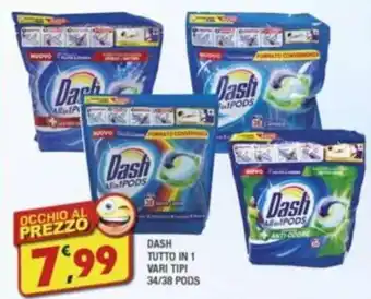Maury's DASH TUTTO IN 1 VARI TIPI 34/38 PODS offerta