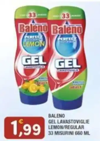 Maury's BALENO GEL LAVASTOVIGLIE LEMON/REGULAR 33 MISURINI 660 ML offerta