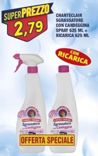 Maury's CHANTECLAIR SGRASSATORE CON CANDEGGINA SPRAY 625 ML + RICARICA 625 ML offerta