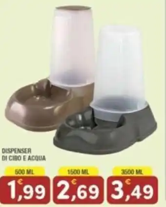 Maury's DISPENSER DI CIBO E ACQUA 500 ML offerta