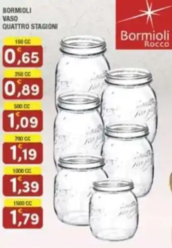 BORMIOLI VASO QUATTRO STAGIONI 150 CC