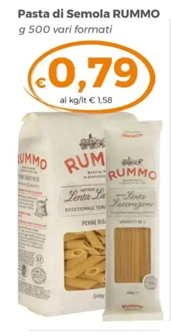 Pasta di Semola RUMMO g 500 vari formati