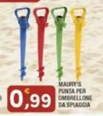 Maury's MAURY'S PUNTA PER OMBRELLONE DA SPIAGGIA offerta