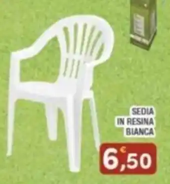 Maury's SEDIA IN RESINA BIANCA offerta