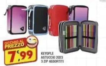 Maury's KEYOPLE ASTUCCIO 2023 3 ZIP ASSORTITI offerta