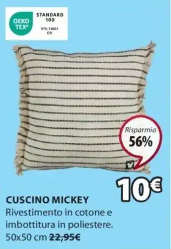 JYSK CUSCINO MICKEY 50x50 cm offerta