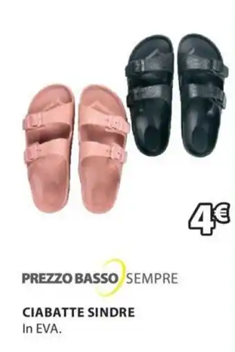 JYSK CIABATTE SINDRE In EVA. offerta