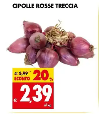 Tigros CIPOLLE ROSSE TRECCIA offerta