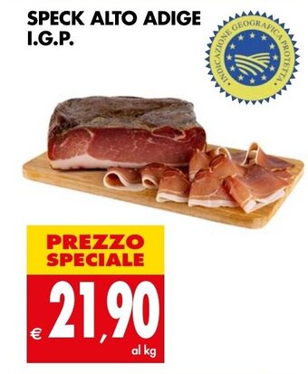 Tigros SPECK ALTO ADIGE I.G.P. offerta