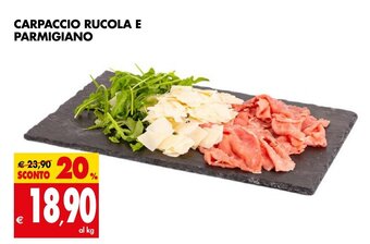 Tigros CARPACCIO RUCOLA E PARMIGIANO offerta