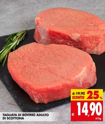 Tigros TAGLIATA DI BOVINO ADULTO DI SCOTTONA offerta