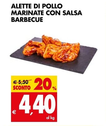 Tigros ALETTE DI POLLO MARINATE CON SALSA BARBECUE offerta