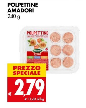 Tigros POLPETTINE AMADORI 240 g offerta