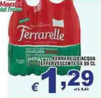Sacoph Ferrarelle ACQUA EFFERVESCENTE 6X 50 CL offerta