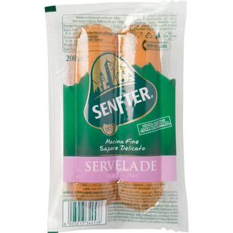 Qui Discount Wurstel servelade/ meraner 180/200 gr offerta