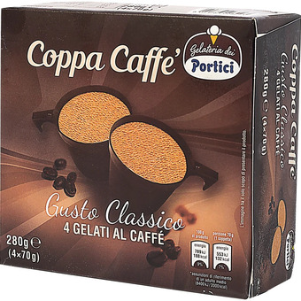 Coppa caffe' gelateria dei portici 70 gr x 4