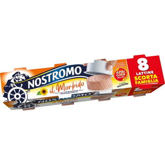 Tonno nostromo il morbido 65 gr x 8