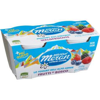 Yogurt merano intero gusti assortiti 125 gr x 2