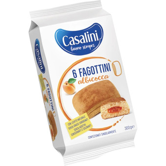 Qui Discount Fagottino albicocca/ cioccolato 6 pz 300 gr offerta