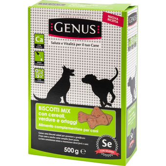 Biscotti cane 3 gusti genus 500 gr