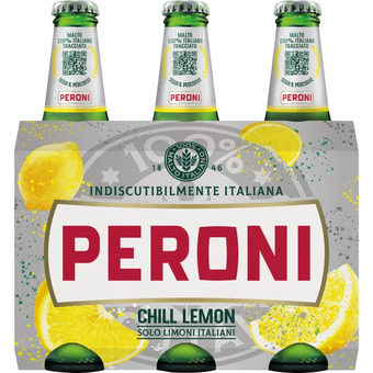 Qui Discount Birra peroni chill lemon 33 cl x 3 offerta