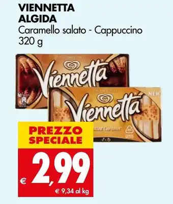 Tigros VIENNETTA ALGIDA Caramello salato - Cappuccino 320 g offerta