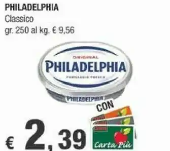 Crai Philadelphia Classico offerta