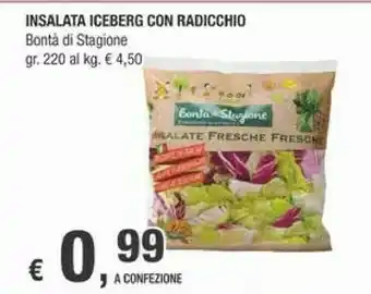 Crai Bontà di stagione Insalata Iceberg Con Radicchio 220g offerta