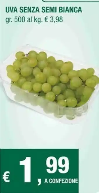 Crai Uva Senza Semi Bianca 500g offerta