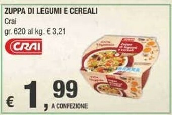 Crai Crai Zuppa Di Legumi E Cereali offerta