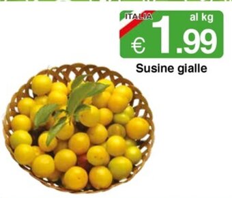 Susine gialle