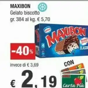 Crai Nestlè Maxibon Gelato Biscotto offerta