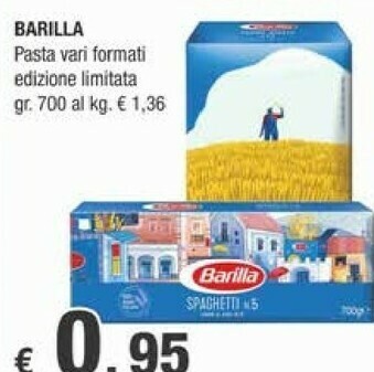 Crai Barilla Pasta offerta