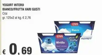 Crai Blanco Yogurt offerta