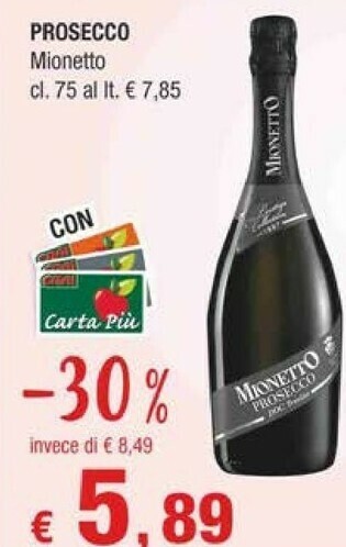 Crai Mionetto Prosecco offerta